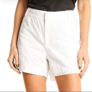 Banana Republic White Eyelet Shorts